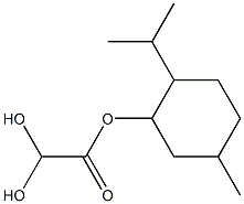 L-Menthyl 2,2-Dihydroxyacetate Structural