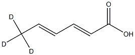 Sorbic Acid 6,6,6-d3 Structural
