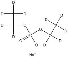 O,O-Di(Ethyl-d5)phosphate Sodium Salt Structural