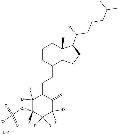 Vitamin D3 Sulfate-D7 Sodium Salt Structural