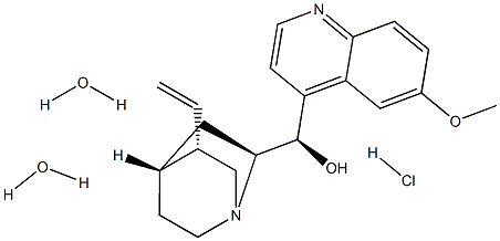 Quinidine Hydrochloride Dihydrate Structural