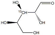 D-Ribose-3-13C Structural