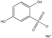 Hydroquinonesulphonicacidsodiumsalt
 Structural