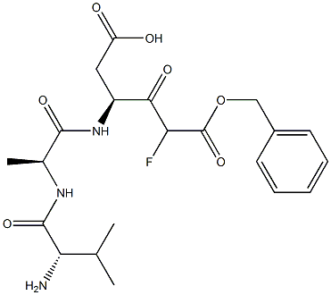 benzyloxycarbonyl-valyl-alanyl-aspartyl-fluoromethane