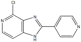 4-chloro-2-pyridin-4-yl-1H-imidazo[4,5-c]pyridine Structural