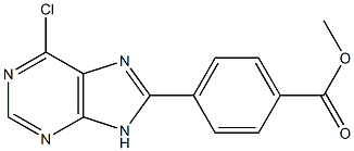 methyl 4-(6-chloro-9H-purin-8-yl)benzoate