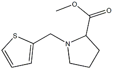 METHYL 1-(THIEN-2-YLMETHYL)PYRROLIDINE-2-CARBOXYLATE Structural