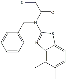 N-BENZYL-2-CHLORO-N-(4,5-DIMETHYL-1,3-BENZOTHIAZOL-2-YL)ACETAMIDE