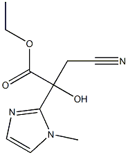 ETHYL 3-CYANO-2-HYDROXY-2-(1-METHYL-1H-IMIDAZOL-2-YL)PROPANOATE