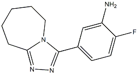 2-FLUORO-5-(6,7,8,9-TETRAHYDRO-5H-[1,2,4]TRIAZOLO[4,3-A]AZEPIN-3-YL)ANILINE