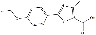 2-(4-ETHOXYPHENYL)-4-METHYL-1,3-THIAZOLE-5-CARBOXYLIC ACID