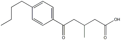 5-(4-N-BUTYLPHENYL)-3-METHYL-5-OXOVALERIC ACID 95%