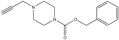 Benzyl 4-(prop-2-ynyl)piperazine-1-carboxylate Structural