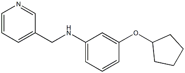 3-(CYCLOPENTYLOXY)-N-((PYRIDIN-3-YL)METHYL)BENZENAMINE