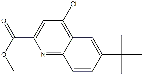 METHYL 6-TERT-BUTYL-4-CHLOROQUINOLINE-2-CARBOXYLATE