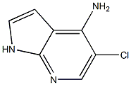 5-CHLORO-1H-PYRROLO[2,3-B]PYRIDIN-4-AMINE Structural