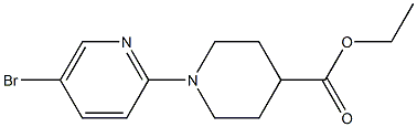 ETHYL 1-(5-BROMOPYRIDIN-2-YL)PIPERIDINE-4-CARBOXLATE