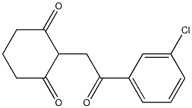 2-[2-(3-chlorophenyl)-2-oxoethyl]-1,3-cyclohexanedione Structural