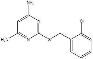 6-amino-2-[(2-chlorobenzyl)sulfanyl]-4-pyrimidinylamine