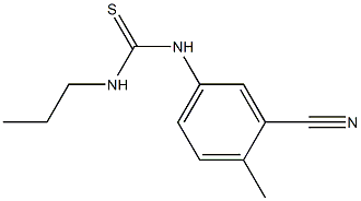 N-(3-cyano-4-methylphenyl)-N'-propylthiourea