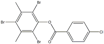 2,4,6-tribromo-3,5-dimethylphenyl 4-chlorobenzenecarboxylate