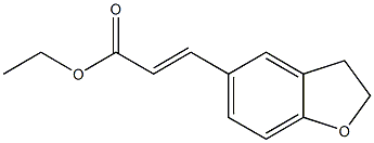 ethyl 3-(2,3-dihydro-1-benzofuran-5-yl)acrylate Structural