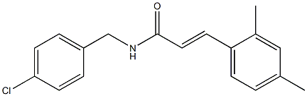 (E)-N-(4-chlorobenzyl)-3-(2,4-dimethylphenyl)-2-propenamide