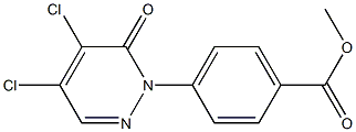 methyl 4-(4,5-dichloro-6-oxopyridazin-1(6H)-yl)benzoate