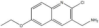 (2-chloro-6-ethoxyquinolin-3-yl)methanamine Structural