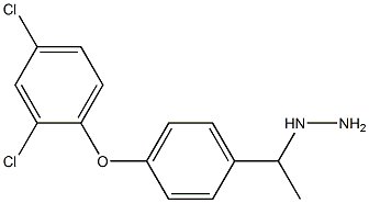 1-(1-(4-(2,4-dichlorophenoxy)phenyl)ethyl)hydrazine