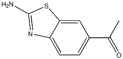 1-(2-aminobenzo[d]thiazol-6-yl)ethanone Structural