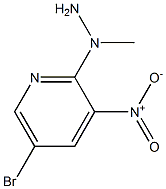 1-(5-bromo-3-nitropyridin-2-yl)-1-methylhydrazine Structural