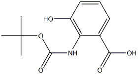 2-t-BOC-amino-3-hydroxybenzoic acid Structural