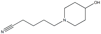 5-(4-hydroxypiperidin-1-yl)pentanenitrile Structural