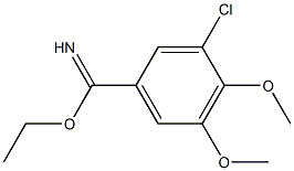 ethyl 3-chloro-4,5-dimethoxybenzoimidate