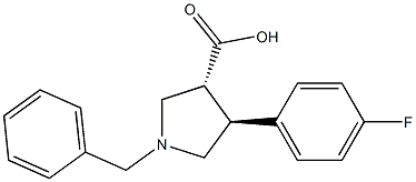 Trans (+/-) 1-Benzyl-4-(4-Fluorophenyl)Pyrrolidine-3-Carboxylic Acid