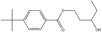 1,3-Pentanediol mono(4-tert-butylbenzoate) Structural