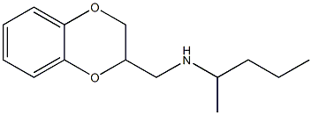 (2,3-dihydro-1,4-benzodioxin-2-ylmethyl)(pentan-2-yl)amine Structural