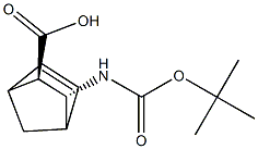 (2R,3R)-3-[(tert-butoxycarbonyl)amino]bicyclo[2.2.1]hept-5-ene-2-carboxylic acid Structural