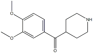 (3,4-dimethoxyphenyl)(piperidin-4-yl)methanone Structural