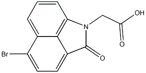 (5-bromo-2-oxobenzo[cd]indol-1(2H)-yl)acetic acid