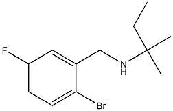 [(2-bromo-5-fluorophenyl)methyl](2-methylbutan-2-yl)amine