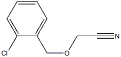 [(2-chlorobenzyl)oxy]acetonitrile Structural