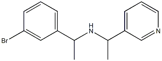 [1-(3-bromophenyl)ethyl][1-(pyridin-3-yl)ethyl]amine