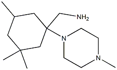 [3,3,5-trimethyl-1-(4-methylpiperazin-1-yl)cyclohexyl]methylamine Structural