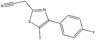 [4-(4-fluorophenyl)-5-methyl-1,3-thiazol-2-yl]acetonitrile