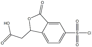 [5-(chlorosulfonyl)-3-oxo-1,3-dihydro-2-benzofuran-1-yl]acetic acid