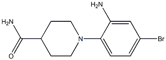 1-(2-amino-4-bromophenyl)piperidine-4-carboxamide