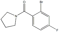 1-(2-bromo-4-fluorobenzoyl)pyrrolidine