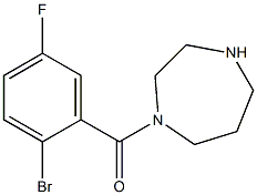 1-(2-bromo-5-fluorobenzoyl)-1,4-diazepane